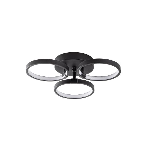 OPVIQ LED plafonjera Halka-13310, crna - EP3007965