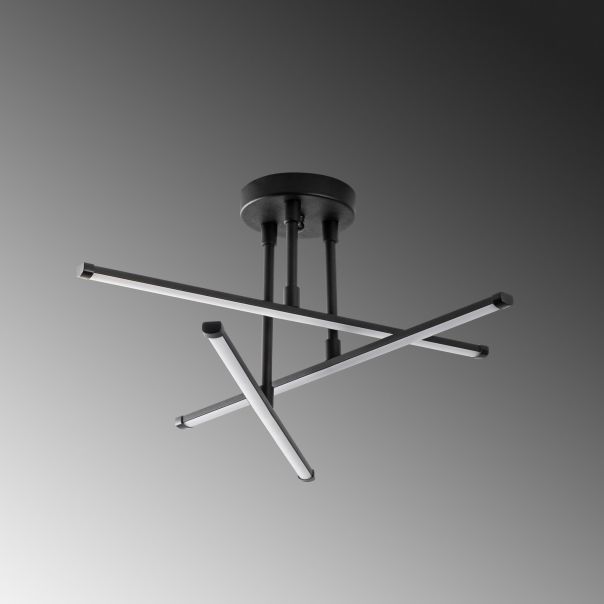 OPVIQ LED luster Ledflower 13649, crna - EP3007977