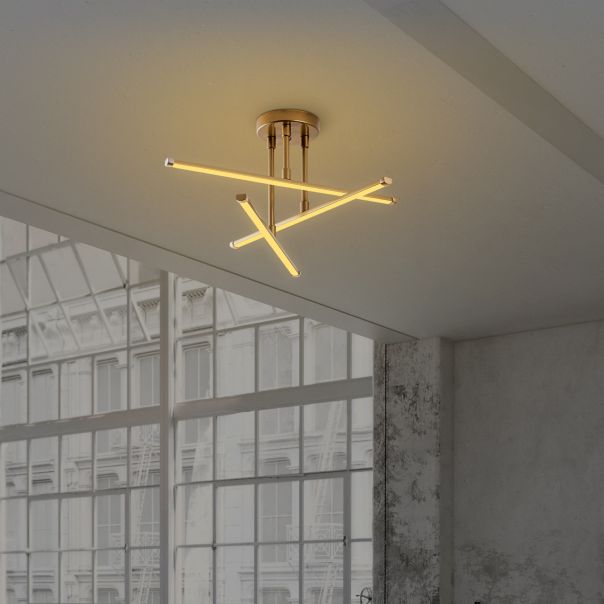 OPVIQ LED luster Ledflower 13650, zlatna - EP3007980