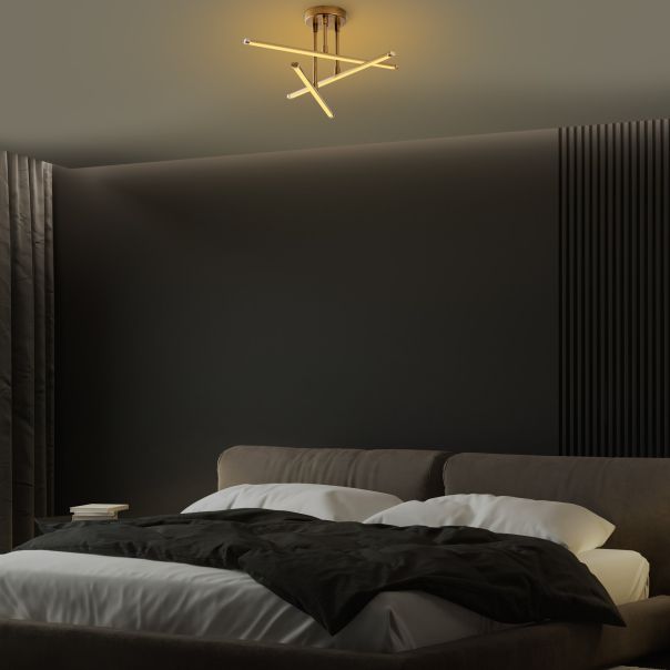 OPVIQ LED luster Ledflower 13650, zlatna - EP3007980