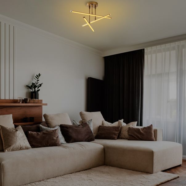 OPVIQ LED luster Ledflower 13650, zlatna - EP3007980