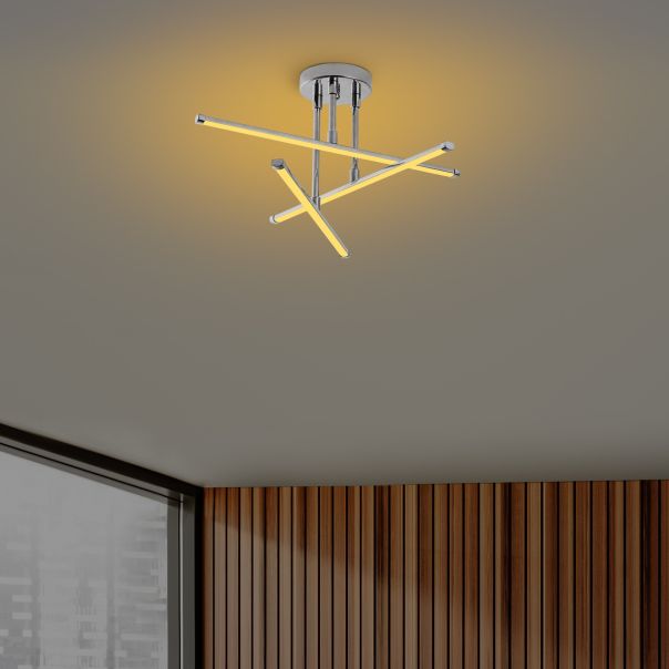 OPVIQ LED luster Ledflower 13652, srebrna - EP3007983