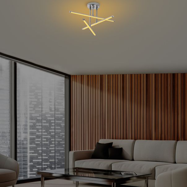 OPVIQ LED luster Ledflower 13652, srebrna - EP3007983