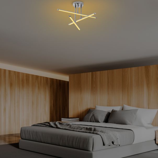 OPVIQ LED luster Ledflower 13652, srebrna - EP3007983