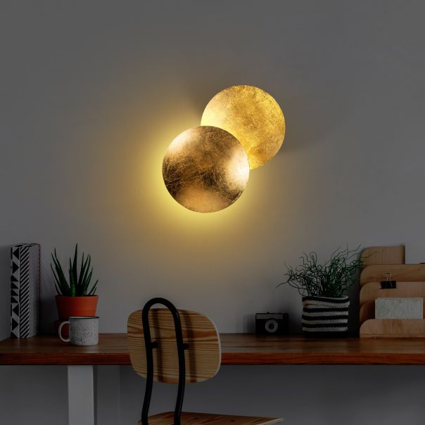 OPVIQ Zidna lampa Yosma 13640, zlatna - EP3007989