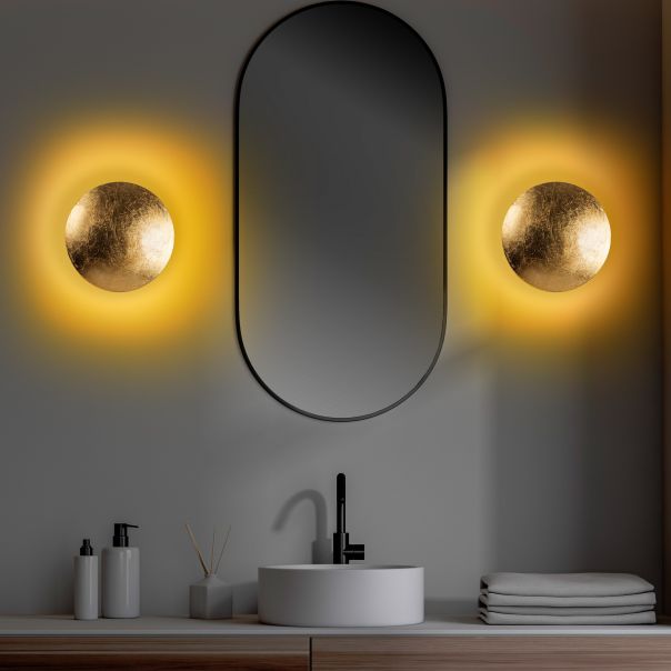 OPVIQ Zidna lampa Yosma 13640, zlatna - EP3007989