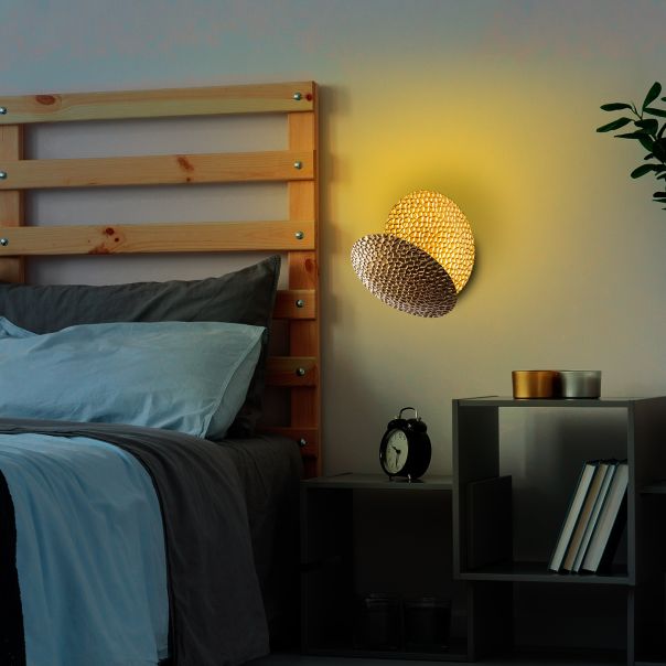 OPVIQ Zidna lampa Yosma 13645, zlatna - EP3008026