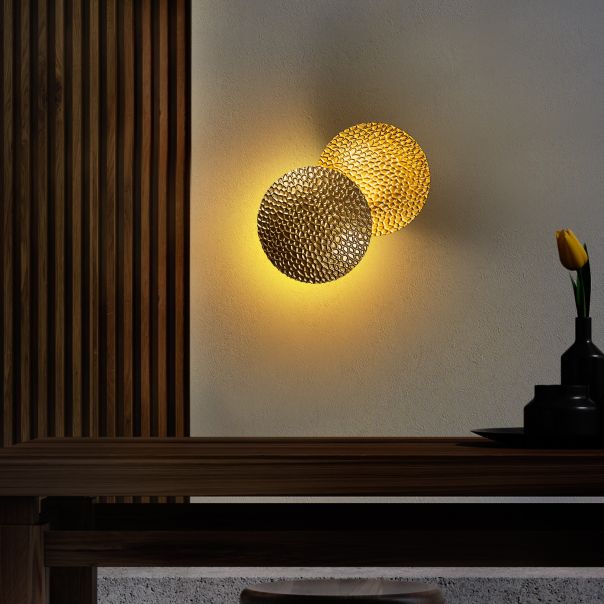 OPVIQ Zidna lampa Yosma 13645, zlatna - EP3008026