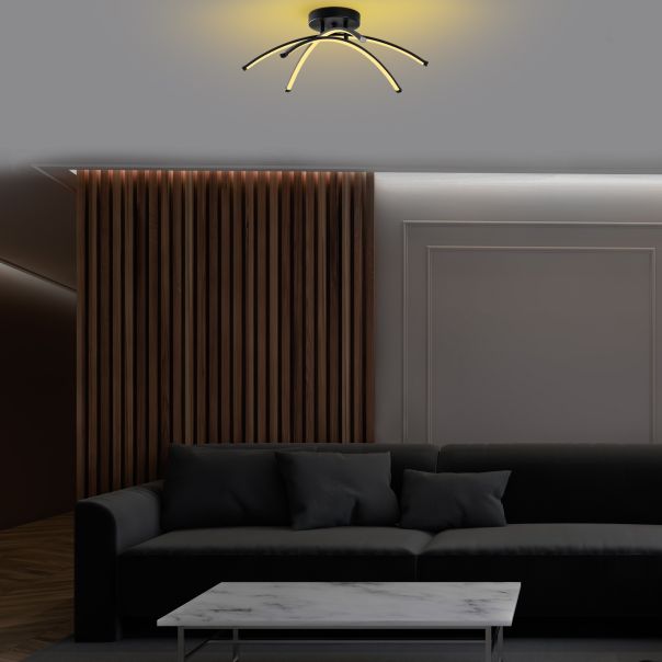 OPVIQ LED luster Ledbanana 13685, crna - EP3008032