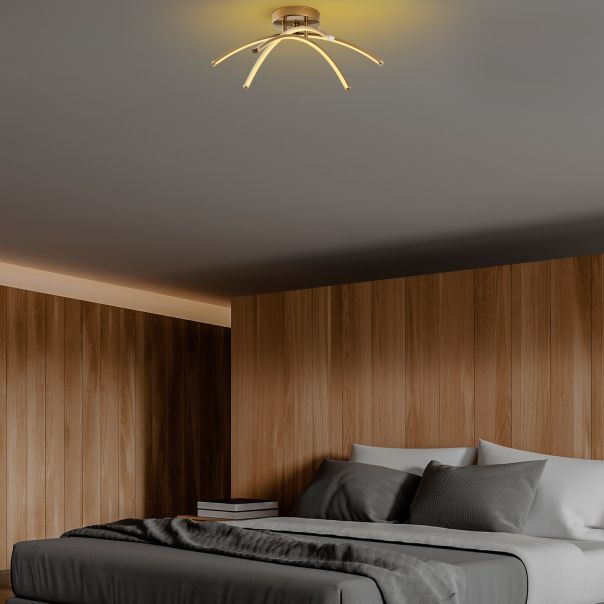 OPVIQ LED luster Ledbanana 13686, zlatna - EP3008035