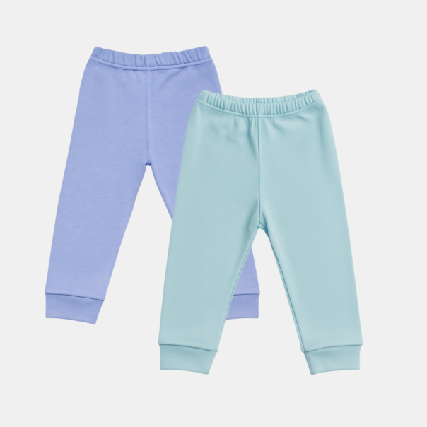 Mafimi Pamučne Pantalonice set od 2 - plava, aqva - P-1253