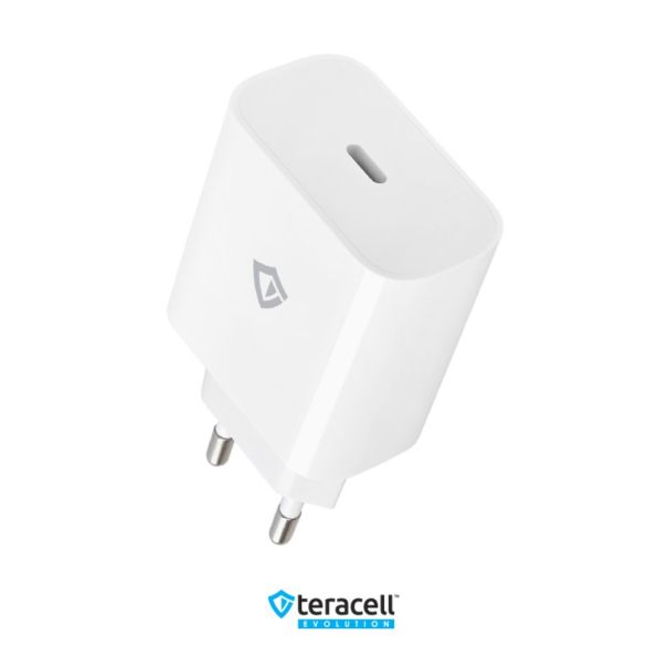 Kucni punjac Teracell Evolution TC-18 PD Fast charging 30W beli CE - 223687