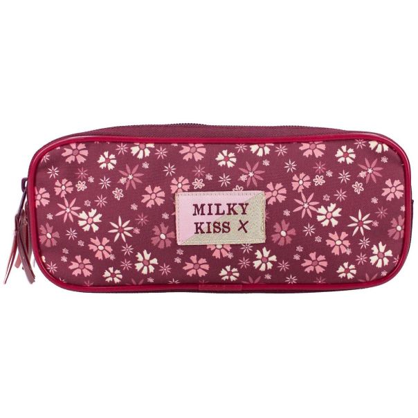 VADOBAG Prazna pernica sa dve pregrade Milky kiss wild bliss, crvena - 76101-1