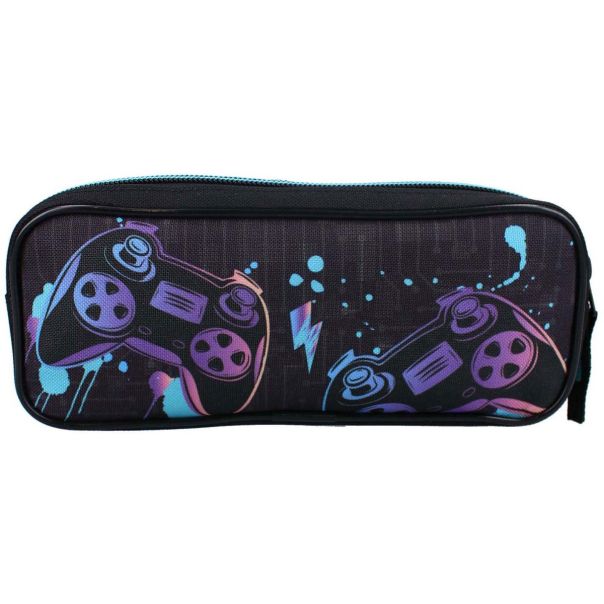 VADOBAG Prazna pernica sa dve pregrade Skooter game face on, crna - 76109