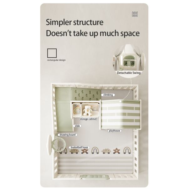 PREMIUM STIL Dečija Igraonica Ogradica 7 u 1 Luxury - 12034