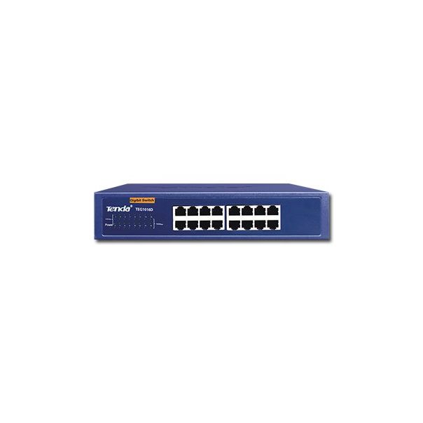 TENDA 16-Port 10/100/1000 Mbps Ethernet Switch - TEG1016D