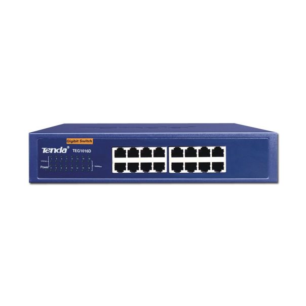 TENDA 16-Port 10/100/1000 Mbps Ethernet Switch - TEG1016D