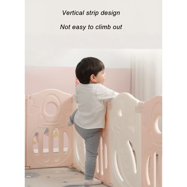 PREMIUM STIL Dečija ogradica plava “Raketa” 160x160 - 12060-1-1