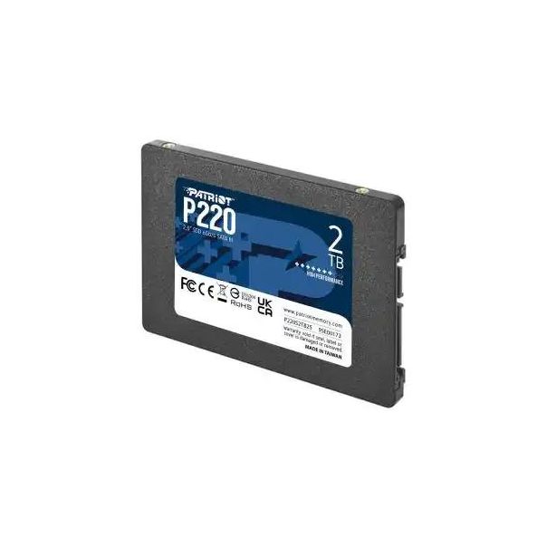 SSD 2.5 SATA3 2TB Patriot P220 550MBs/500MBs P220S2TB25 - P220S2TB25