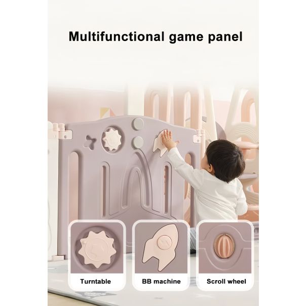 PREMIUM STIL Dečija ogradica Plava Raketa 200*160cm - 12073-1