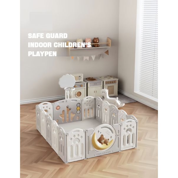 PREMIUM STIL Dečija ogradica „Medin Mesec“ 200*150cm - 12089-1-1