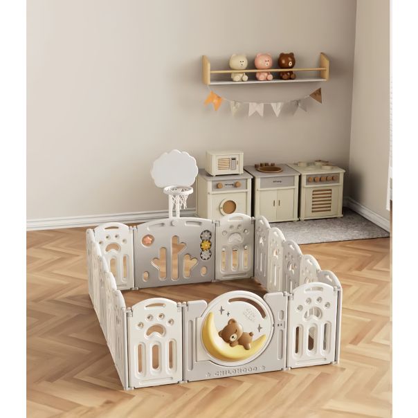 PREMIUM STIL Dečija ogradica „Medin Mesec“ 200*150cm - 12089-1-1