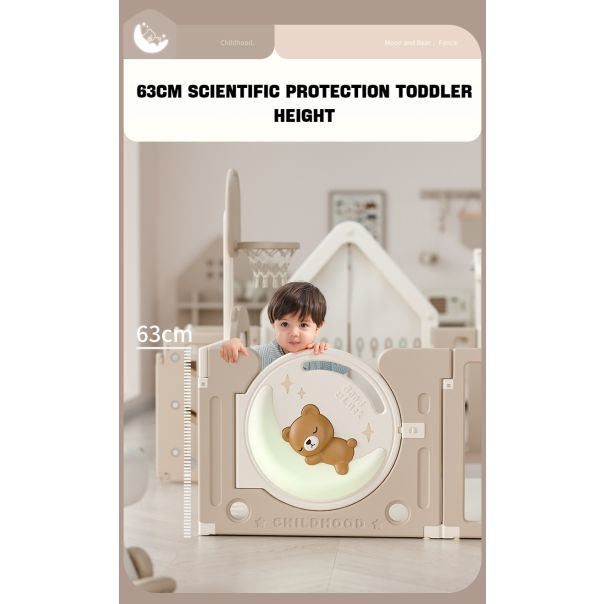 PREMIUM STIL Dečija ogradica set Igraonica „Medin Mesec“ - 12108