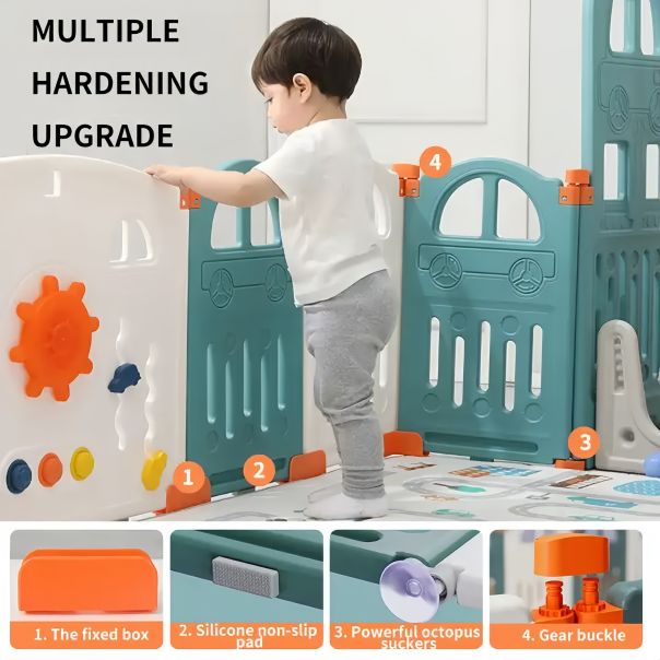 PREMIUM STIL Dečija Ogradica „Autić“ 152*149cm - 12116-1