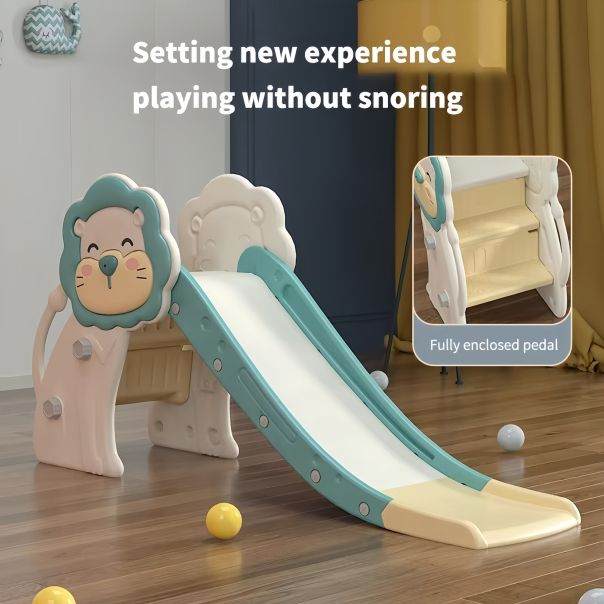 PREMIUM STIL Dečiji tobogan „Lav“ Zeleni - 12132