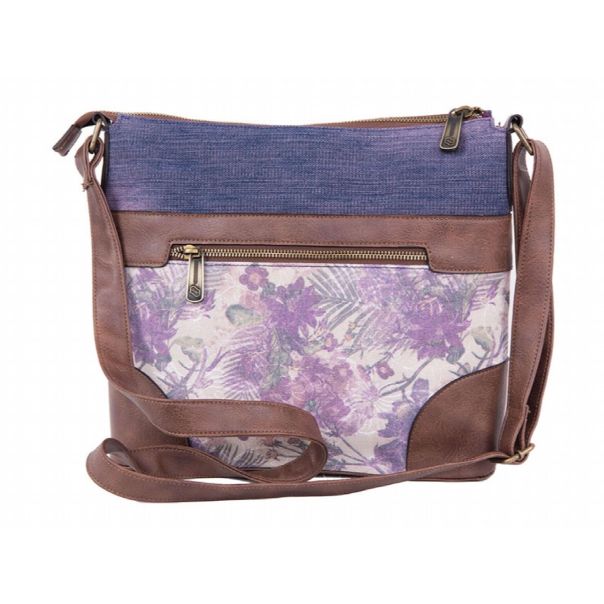 PULSE Torba na rame jeans floral 121349 - 121349