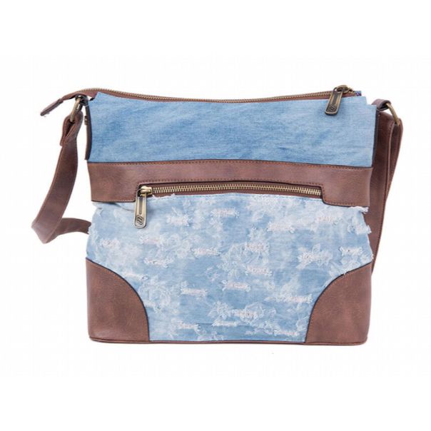 PULSE Torba na rame jeans worn out 121353 - 121353