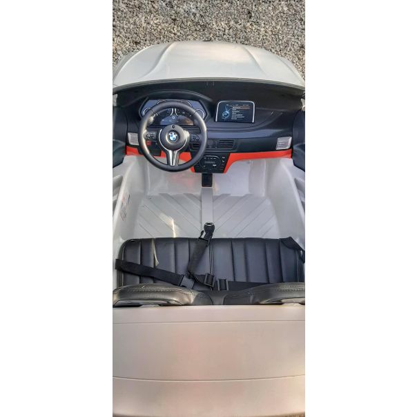 Dečiji auto na akumulator BMW X6M DVOSED BELI 120W - 12-1-1-2