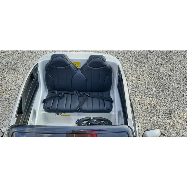 Dečiji auto na akumulator BMW X6M DVOSED BELI 120W - 12-1-1-2