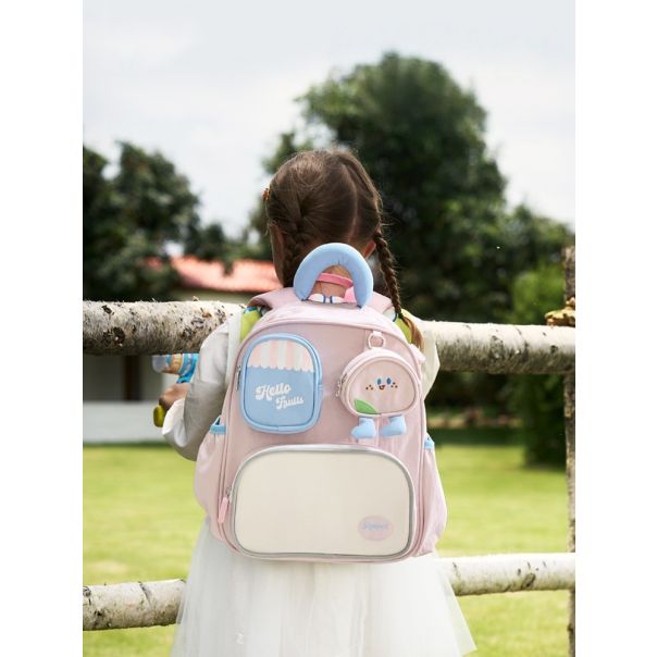 PREMIUM STIL Dečiji ranac Ruipai “Hello Fruits” Roze - 12163-1-1