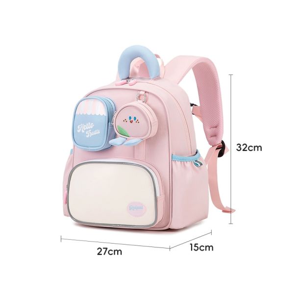 PREMIUM STIL Dečiji ranac Ruipai “Hello Fruits” Roze - 12163-1-1