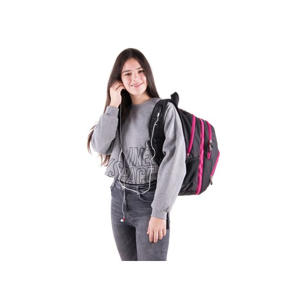 PULSE Ranac 2u1 Teens pink black dot 121793 - 121793