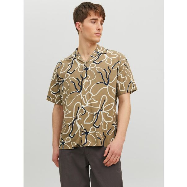 JACK & JONES Muška košulja tropic - EP3135617