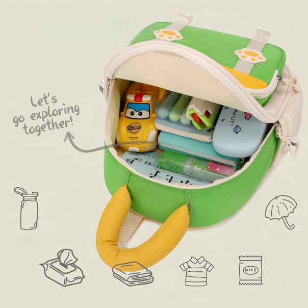 PREMIUM STIL Dečiji ranac Ruipai – “Paw ” dizajn sa šapicama - 12233-1-1