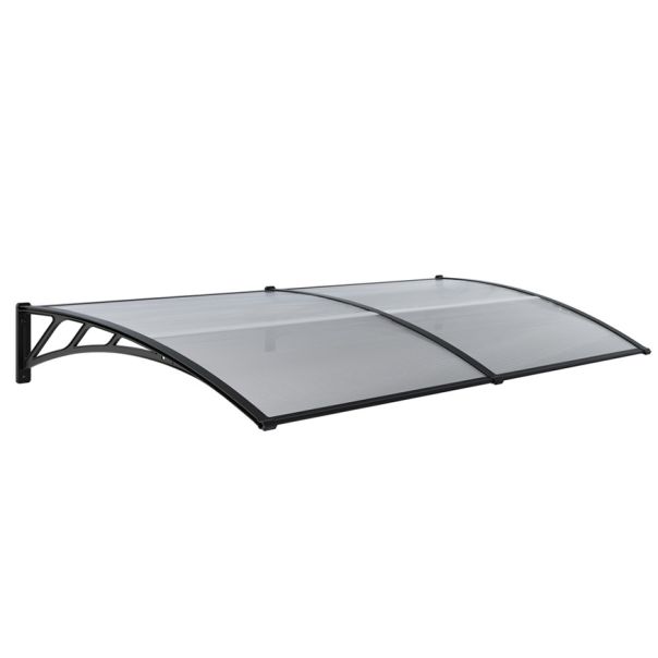 Nadstrešnica 200x100cm Crna baza Providan leksan - 1224-1-1-1