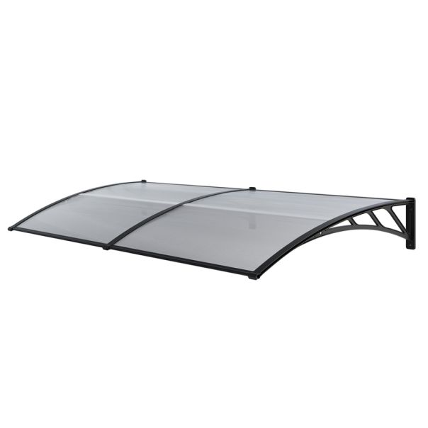 Nadstrešnica 200x100cm Crna baza Providan leksan - 1224-1-1-1
