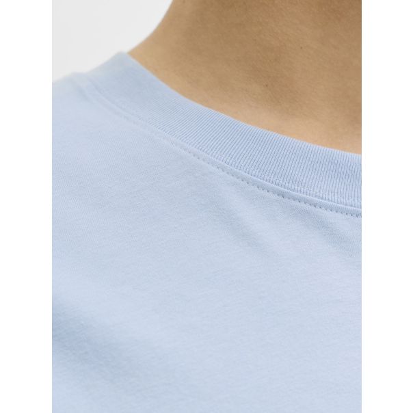 JACK & JONES Muška plava majica rebro - EP3080937