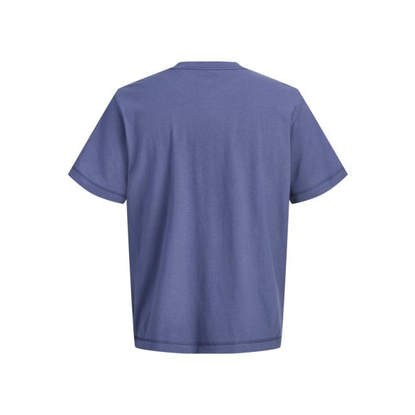 JACK & JONES Muška plava majica rebro - EP3081027