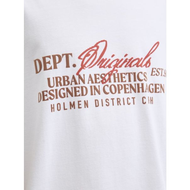 JACK & JONES Muška bela majica bedford - EP3076134