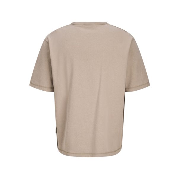 JACK & JONES Muška bež majica grand - EP3076137