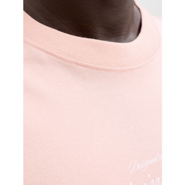 JACK & JONES Muška narandžasta majica rebro - EP3080988
