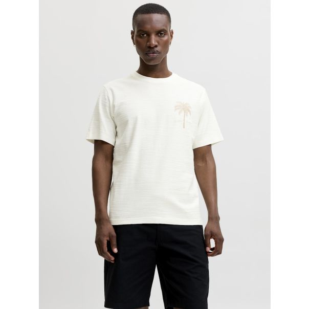 JACK & JONES Muška bež majica emmett - EP3080955