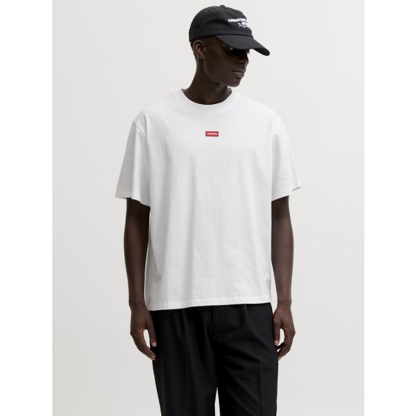 JACK & JONES Muška bela majica club - EP3081024