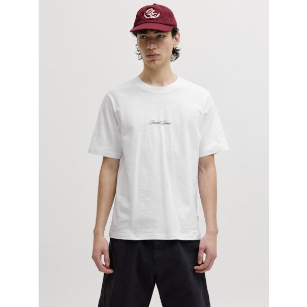 JACK & JONES Muška bela majica cassis - EP3080949