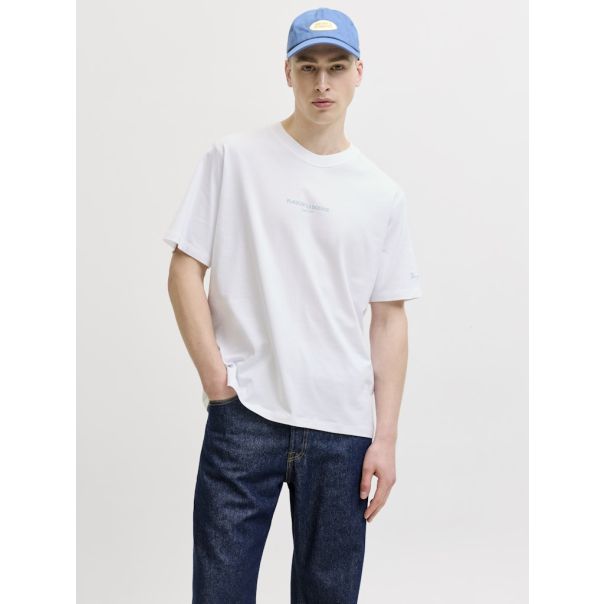 JACK & JONES Muška bela majica eres - EP3080979