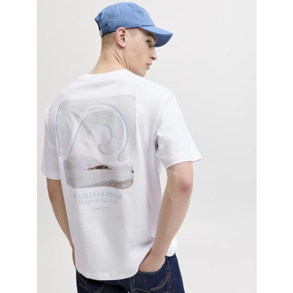 JACK & JONES Muška bela majica eres - EP3080979